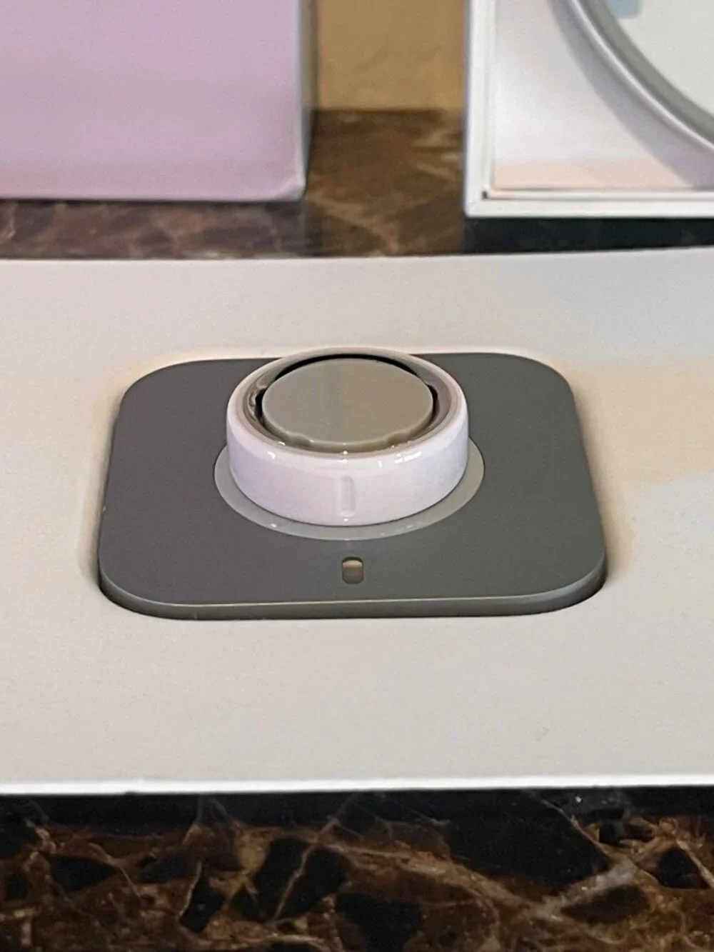 New OURA Ring Ceramic Petal Size 8 In Box